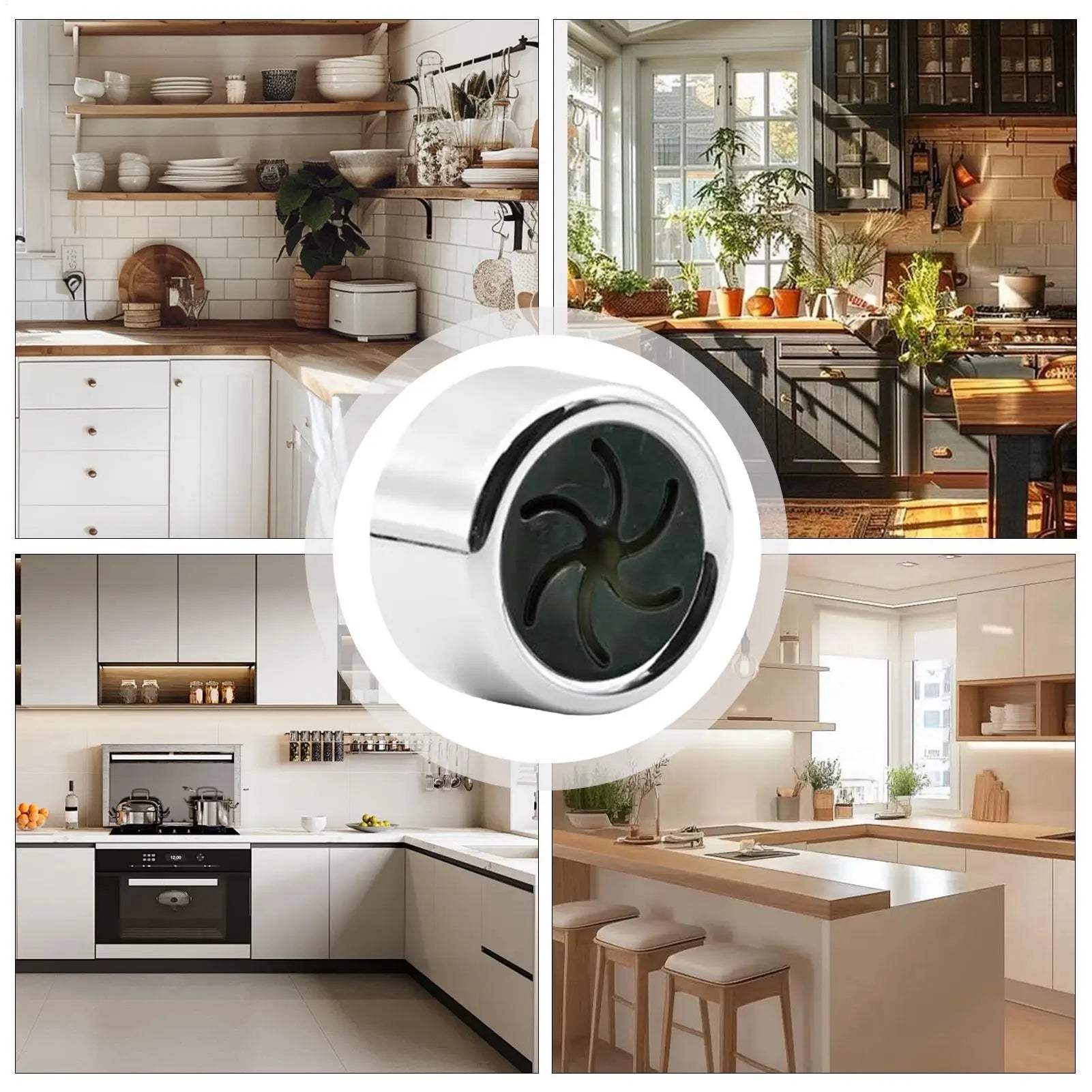 Dish Towel Hook 3 Round Dishcloth Organizer Self-adhesive No Drill Qme