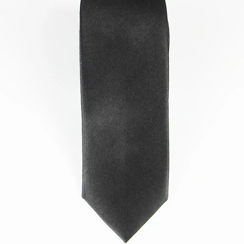 Tie Ties Silk Ties100 Real Luxury Neckties Black Plain Wedding Qme