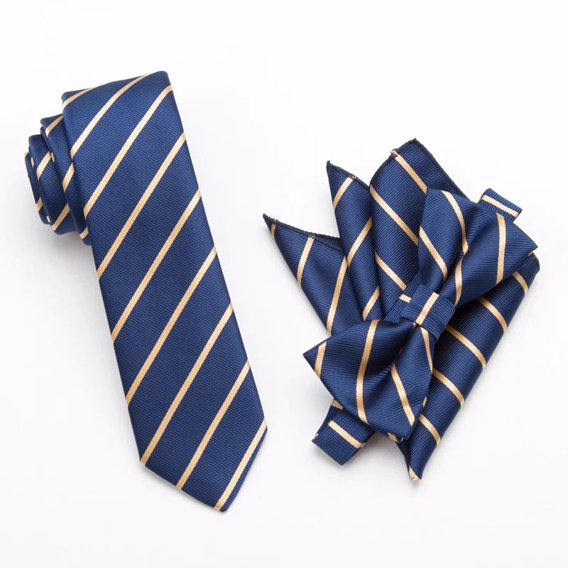 Paisley Men's Casual Bowtie Tie Skinny Polyester Necktie Pocket Qme A10 China Mainland