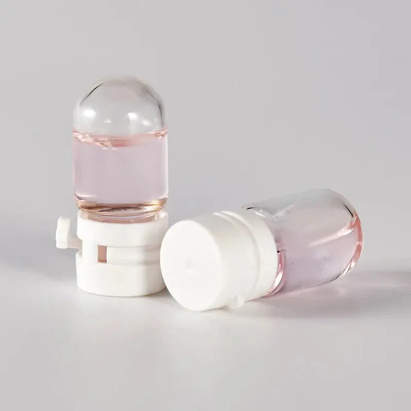 Glass Makeup Remover Bottle Refillable Travel-sized Container Qme