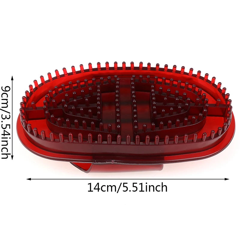 Hand Massage Brush Hand-held Resin Body Massager Relieve Tense Muscles Qme one size