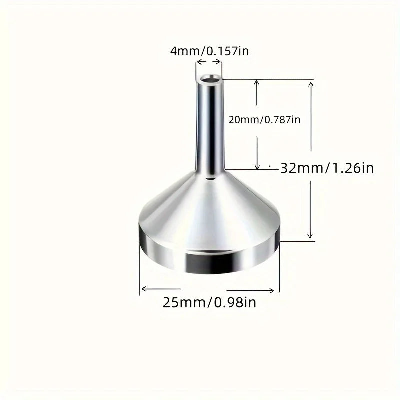 5Pcs special filling funnel for perfume and essential oils, which can easily fill various liquids, is easy to use and easy to ca Qme