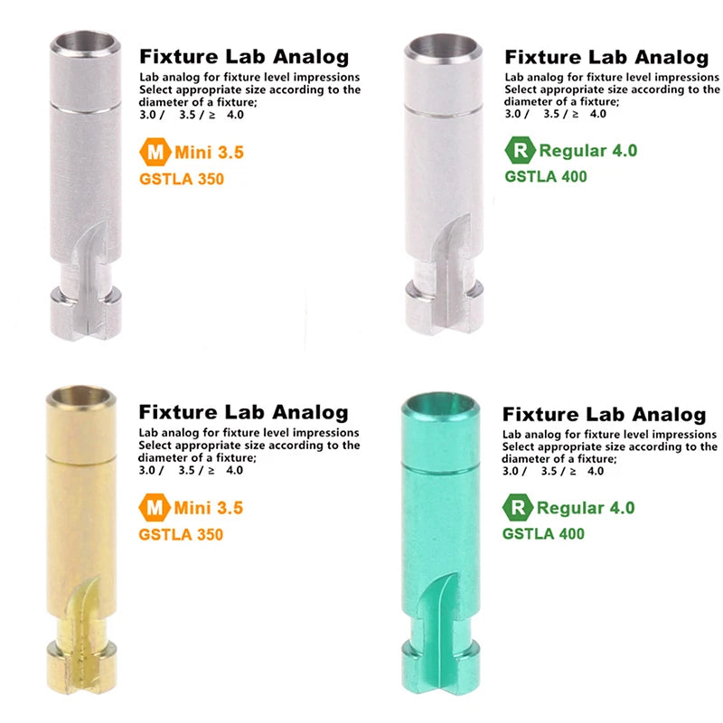 Dental Lab Implant Analog Plaster Mini Regural Oral Care Accessories Qme
