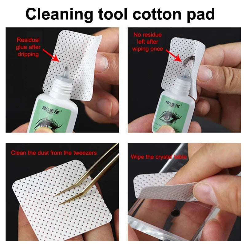 Remover Nail Polish Wipes Lint Paper White Cotton Art Removal Clean Qme