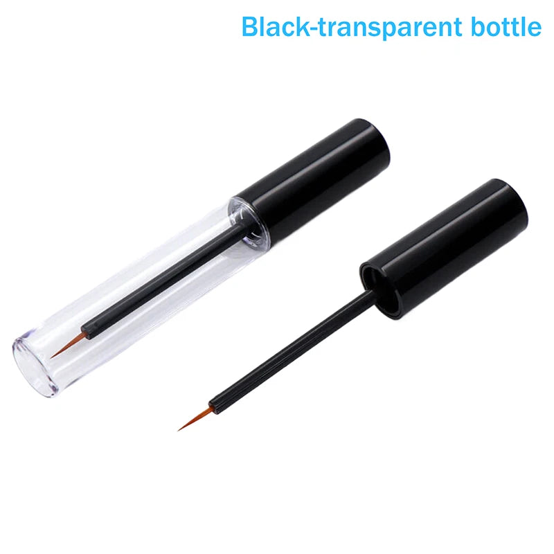 Transparent Empty Bottle Designed Eyelash Adhesive Eyeliner Solution Qme Black