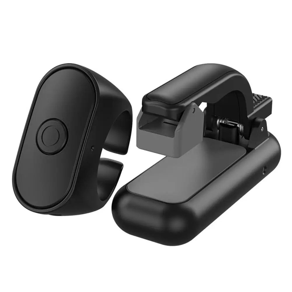 Portable EBook Page Turner For Kindle Page Turner Auto Remote Page Turning Controller Reading Photo Capture Turning Tool Qme black