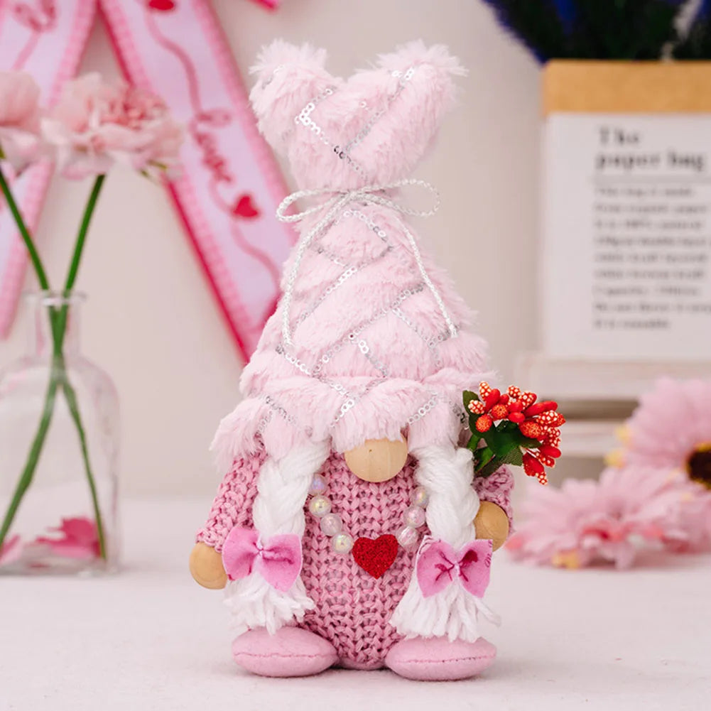 Gnomes Ornaments Valentine Day Regalos De Navidad Elf Party Qme