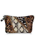 Leopard Print Animal Makeup Bag Women's Multifunctional Hand-held Qme 1