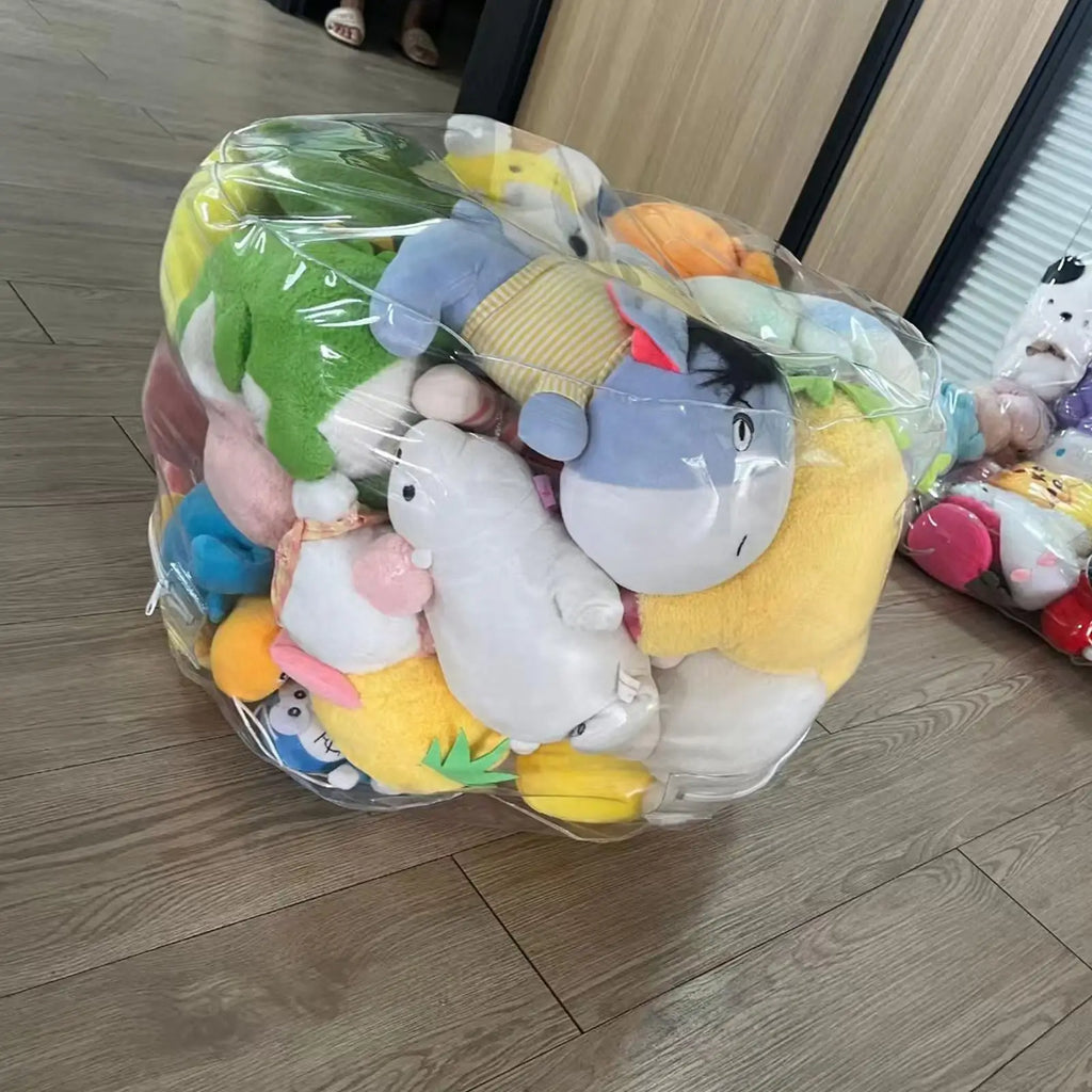 Animal Storage Chair Creative Stuffable Zipper Bean Bag Clear Qme