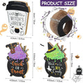 Halloween Tiered Tray Decor Desk Sign Tiered Tray Decor 3 Pcs Wooden Signs Trick Or Treat Witch Table Centerpieces Rustic Qme 3pcs China Mainland