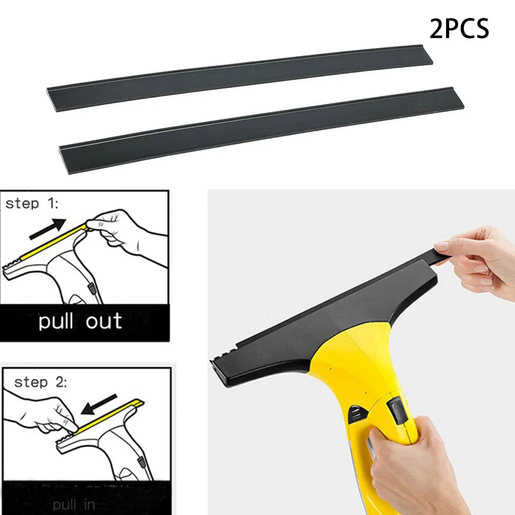 2PCS 280mm Scrapers Head Replacement Pulling Lips For Karcher WV50 /WV60 /WV70 /WV75/WV2 /WV5 Household Supplier Qme