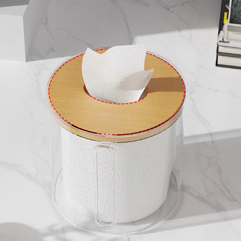 Napkin Box Remote Control Storage Roll Paper Boxestissue Creative Qme
