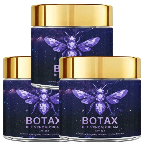 Botax Bee Venom Firming Cream for Hydrating, Smoothing & Tightening Skin with Retinol & Hyaluronic Acid. Qme PURPLE 50g