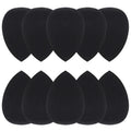10 Pcs Black Makeup Sponges Tools Applicator Super Soft Sponge Powder Blender Smooth Foundation Contour Blending Cosmetic Puff Qme 10PCS-A