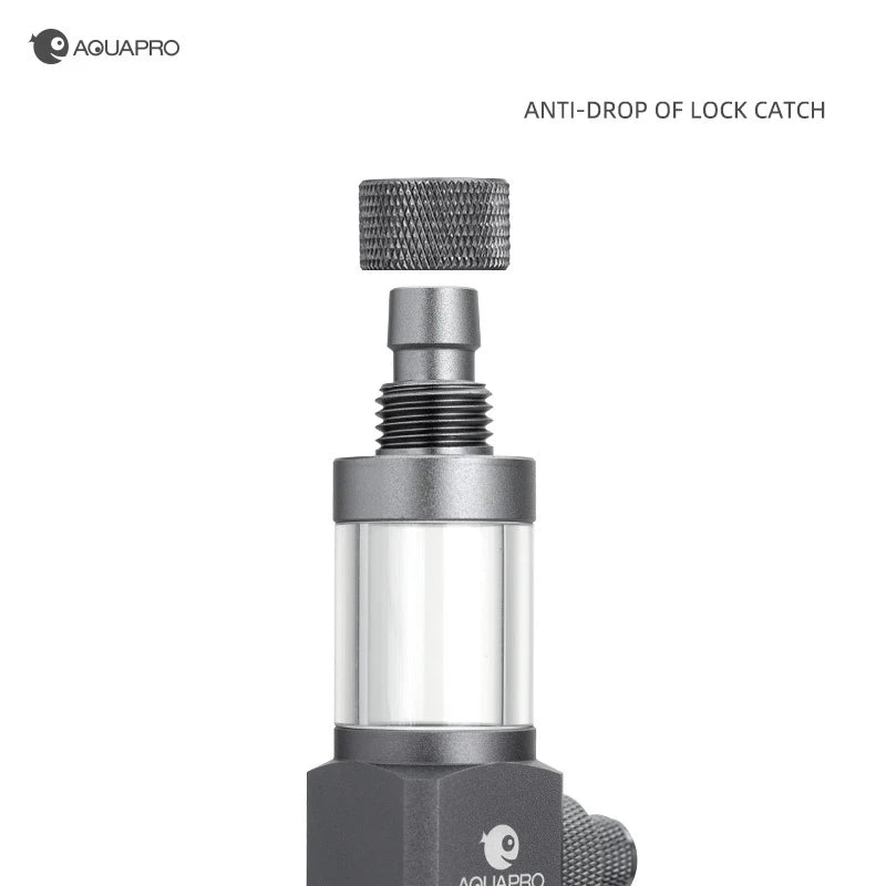 AQUAPRO External CO2 Atomizer Diffuser Sprayer Aquarium Fish Tanks Akvarium Filter Bucket Accessories Supplies Carbon Dioxide Qme