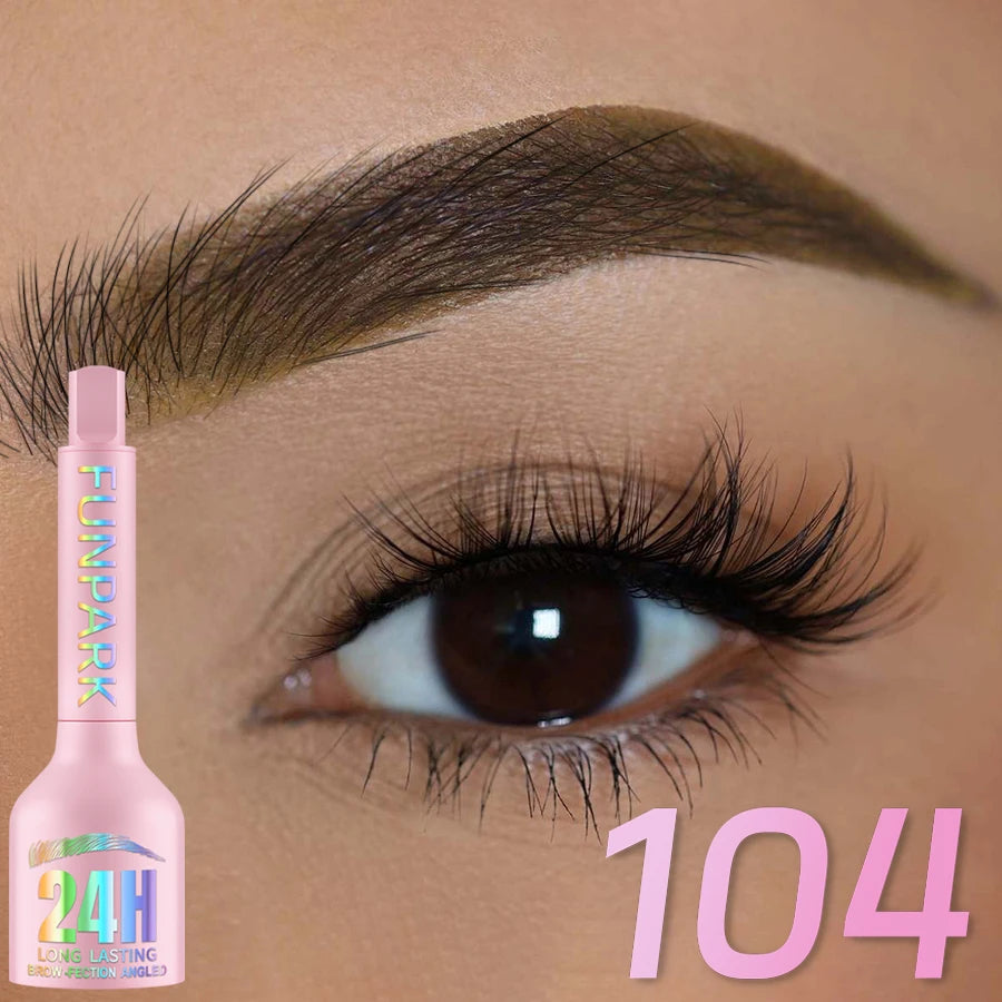 3D Dye Eyebrow Pencil Hairling Anti-smudge Waterproof 3 Colors Black Qme 104