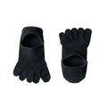 2025 Man Slipper Toe Socks Mesh Hollow No Show Ankle Short Socks Sports Sweat-Absorbing Cotton Breathable Five Finger Boat Socks Qme Black