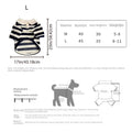 Small Dog Tshirt Casual Striped Outfits Collar Breathable Clothes Qme Navy Blue China Mainland
