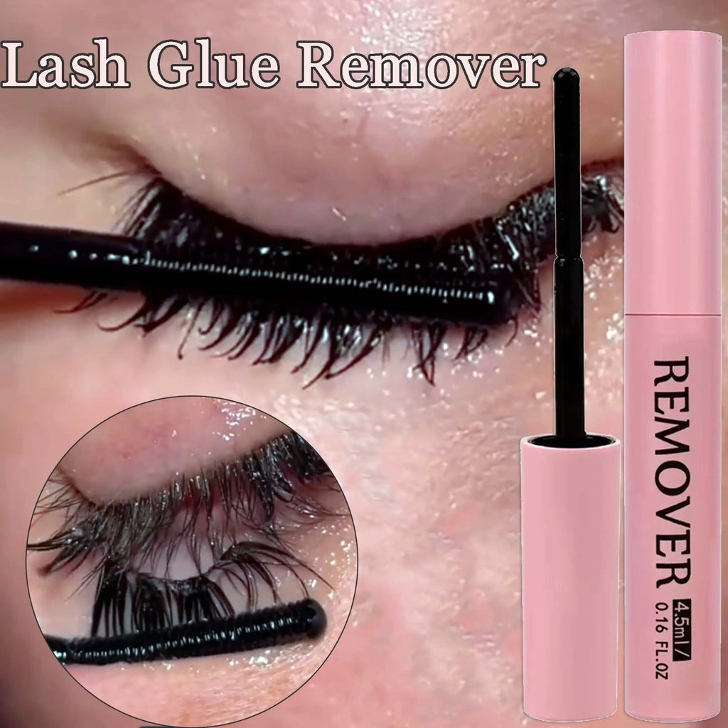 Cluster Lash Glue Remover 5ML Soothing Oil Lash Glue Remover Mascara Wand Eyelash Extension Remover Self Use at Home Makeup Tool Qme