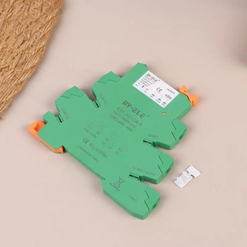 Slim Profile Relay RY41F-1C 12V 24V DC Ultra-thin Electromagnetic Relay Substitute for Hongfa RSL-1C-ZN PLC Interface Relays Qme A6