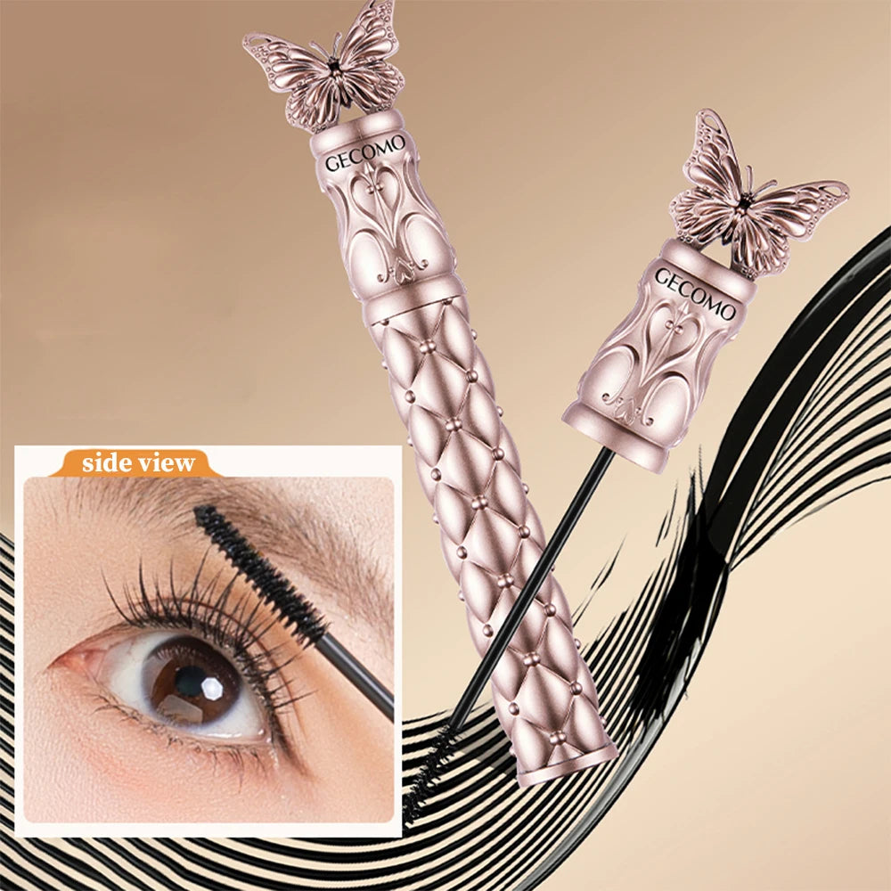 GECOMO Butterfly Flying Volume Mascara Curl Long-lasting Makeup Thin Qme