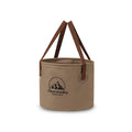 Portable Foldable Bucket Large Capacity Outdoor Camping Travel Qme 5L Coffee
