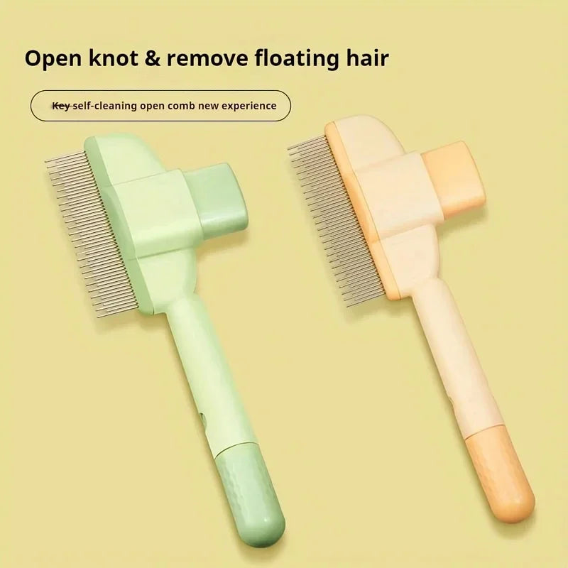 Cat Comb Knot Removal Floating Hair Artifact Long Hair Cat Comb Pet Self Cleaning Comb Row Comb Dog Comb Special Qme