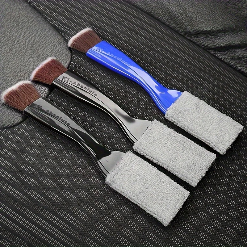 Effortlessly Clean Your Car's Interior with this Soft Brush Air Conditioner Cleaning Tool! Qme