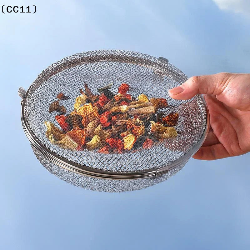 304 Stainless Steel Airfryer Basket Quickly Drain Oil Rust-proof Qme
