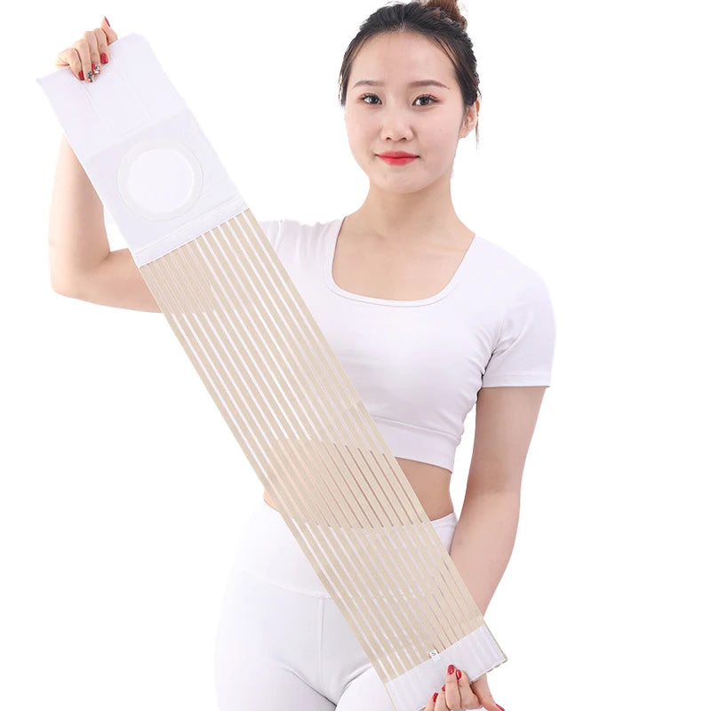Ostomy Hernia Belt Stoma Support Wraps Unisex Abdominal Binder Brace Qme