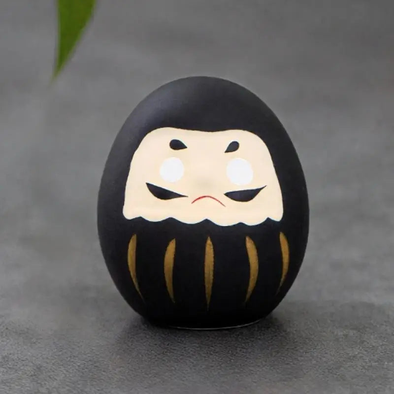 Ceramic Statue Daruma Tumbler Crafts Lucky Fortune Ornament Landscape Doll Fengshui Home Decor Gift Qme A7