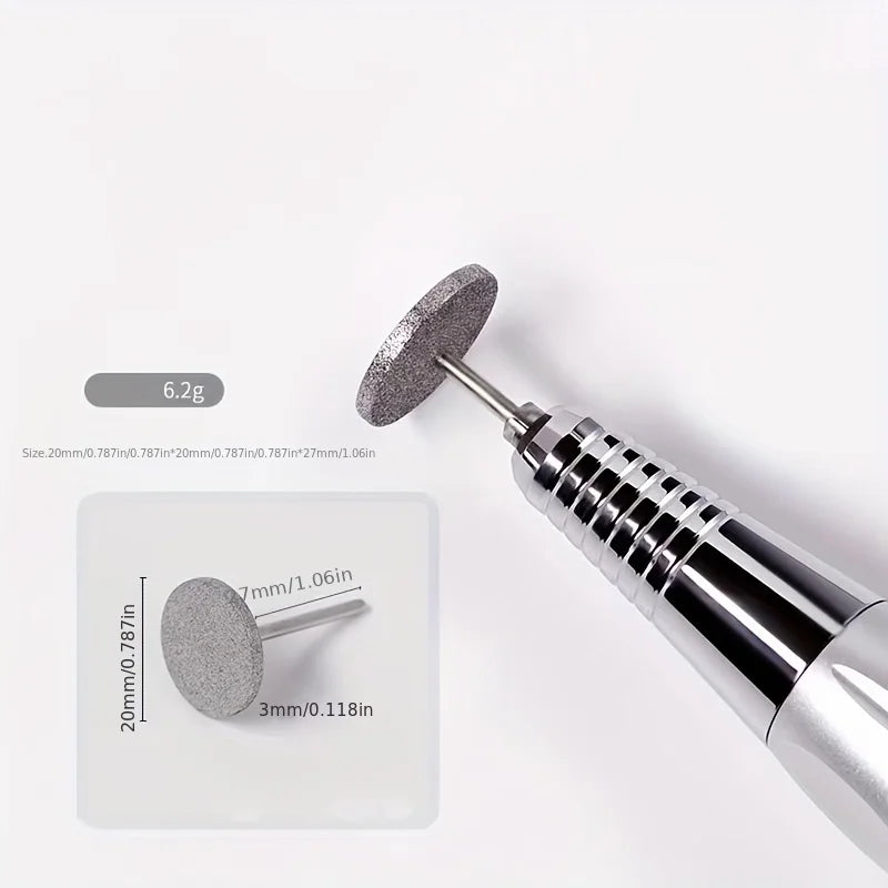 Professional nail drill kit, polishing discs for nail art and foot care, for nail art care, UFO-shaped keratin removal tool Qme