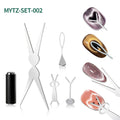 Nailpop Cat Eye Magnet Silver DIY French Wide Rabbit Heart Nail Art Qme Magnet-SET
