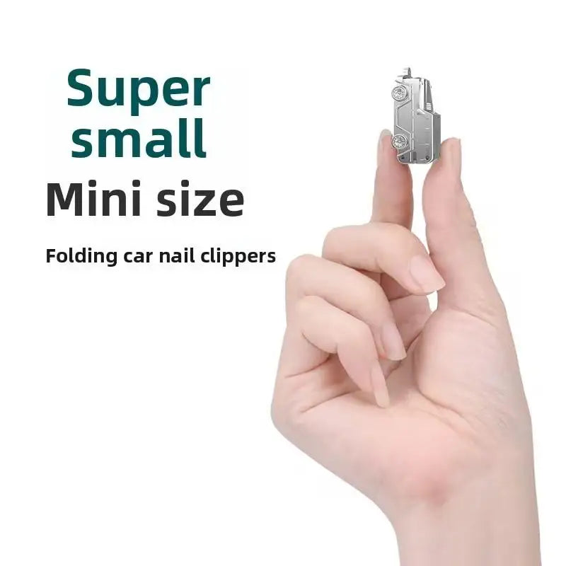 Collapsible Nail Clippers Travel Case Handy Fingernail Scissors Ideal Qme