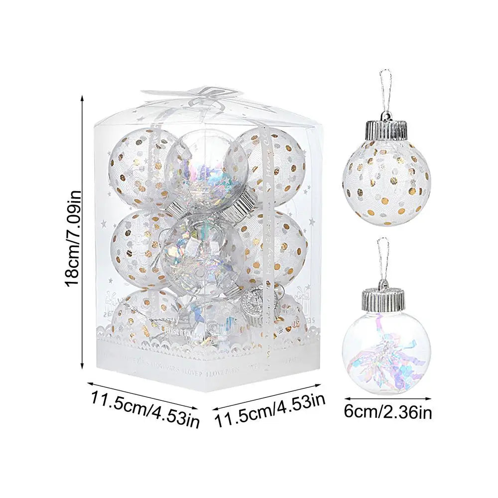 Christmas Ornaments Transparent Pendant Balls Tree Shopping Mall Qme C China Mainland AS SHOW