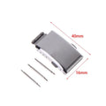 16 18 20 Stainless Steel Brushed Folding Safety Buckle Double Lock Qme 16MM