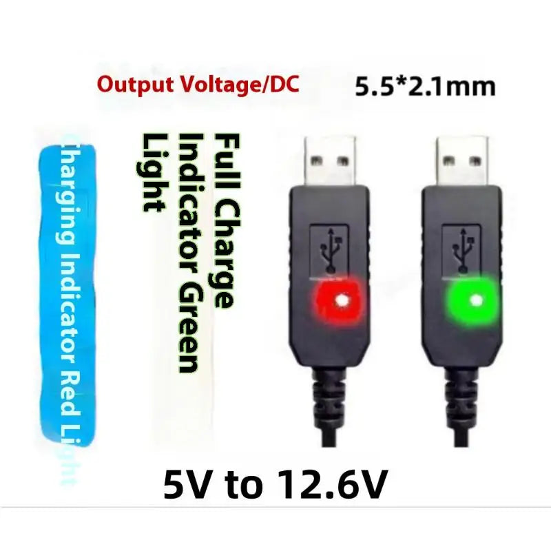 DC 5V 12V USB Cable Boost Converter Step-up Cord Wifi Router Modem Qme C2
