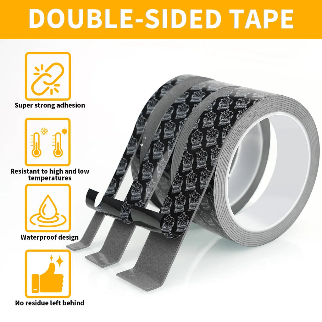 Double Sided Adhesive Tape, High Viscosity Car Fixed Adhesive, High Temperature Resistant, Waterproof No Marks,No Trace Adhesive Qme