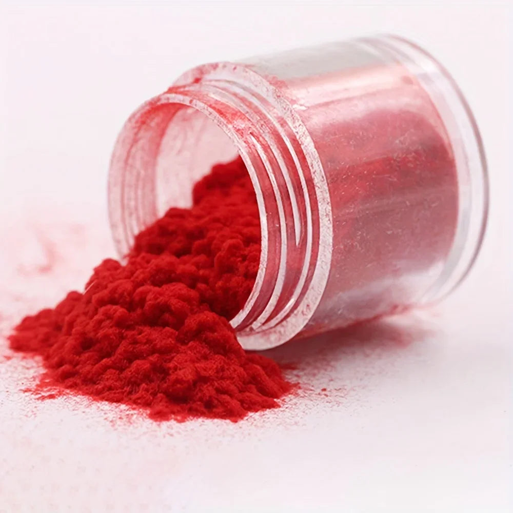 Mini transparent powder compact, small travel-sized cosmetic glitter container, dispenser, cosmetic storage jar Qme