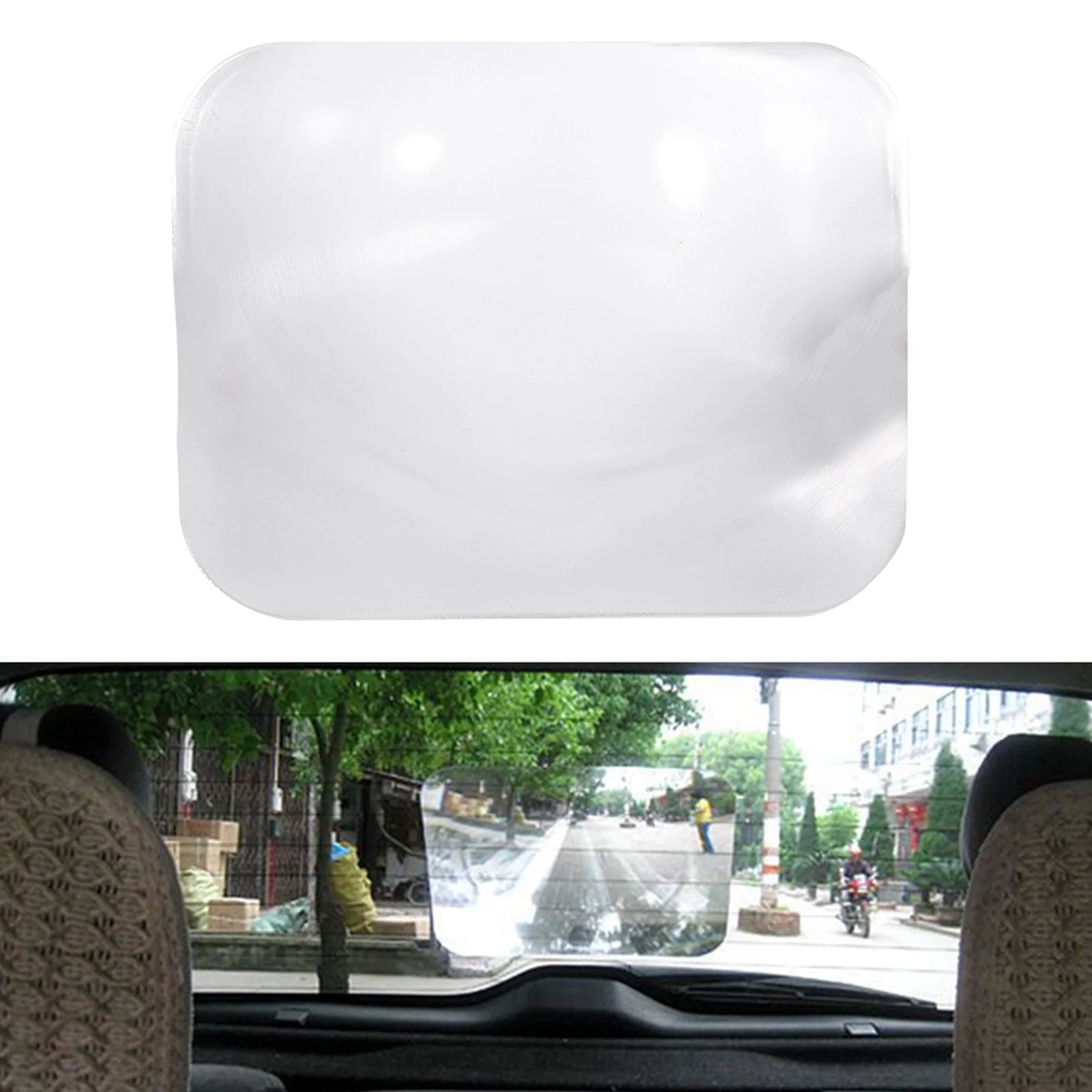 New Auto Car Wide Angle Rear Lens Reversing Parking Window Lens Sticker Wide Angle Rear Lens Wide Angle Window Lens Qme