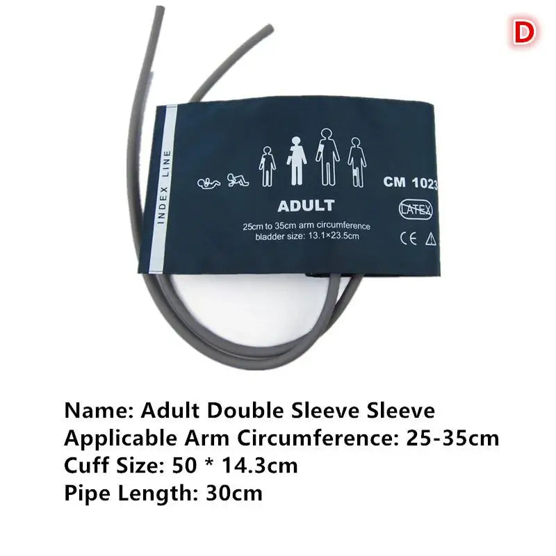 Medical Adult Blood Pressure Cuff Sleeve Neonatal Infant Child Belt Qme D