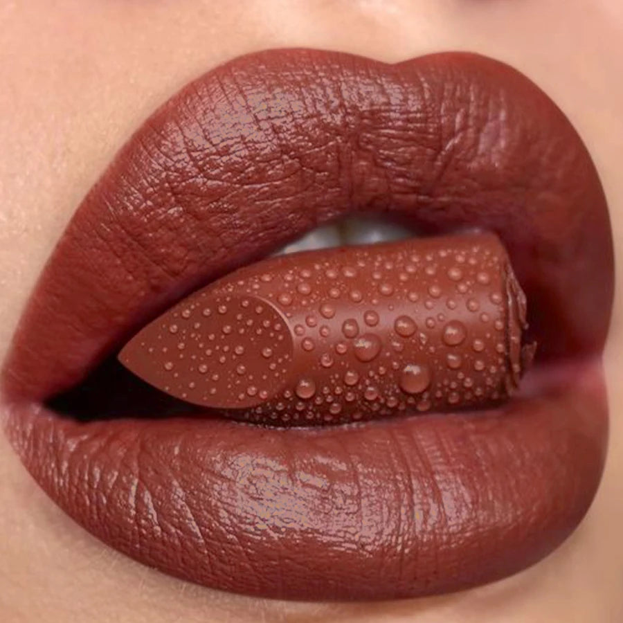 Nude Brown Red Lipstick Waterproof Lipliner Pen Sexy Matte Contour Qme