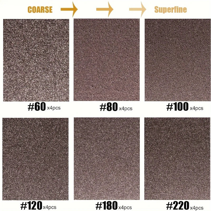 Sand block sandpaper, suitable for wooden combination block combination dry wall repair kit Qme