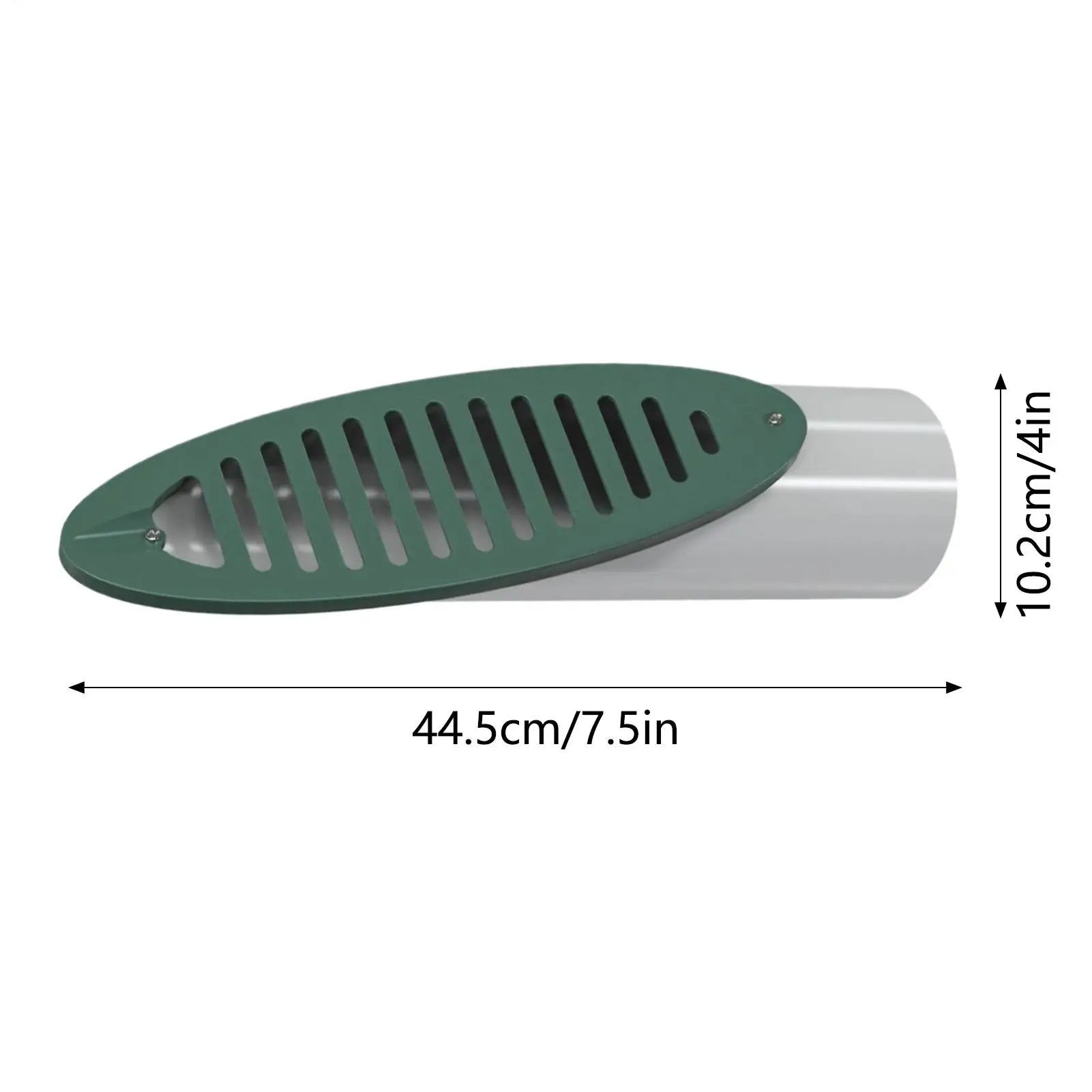Angled Drainage Grate Outdoor Built-in Grille Cover Drain Emitter Qme