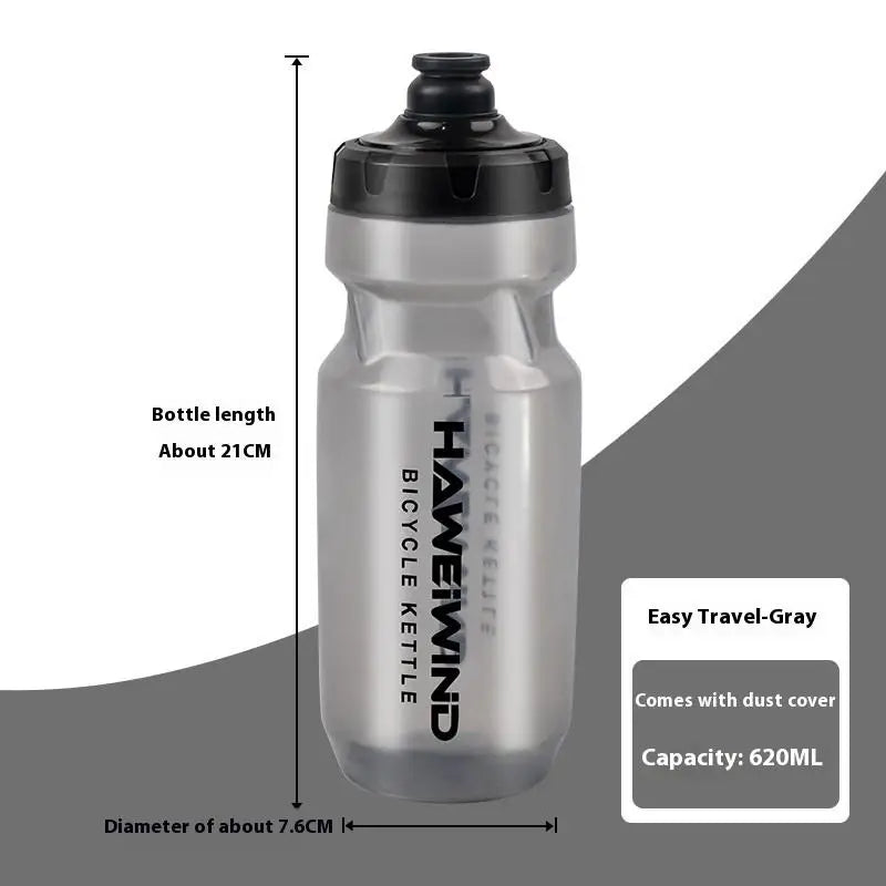 Large Capacity Bike Water Bottle Mountain Road Biking Sports Fitness Qme Gray