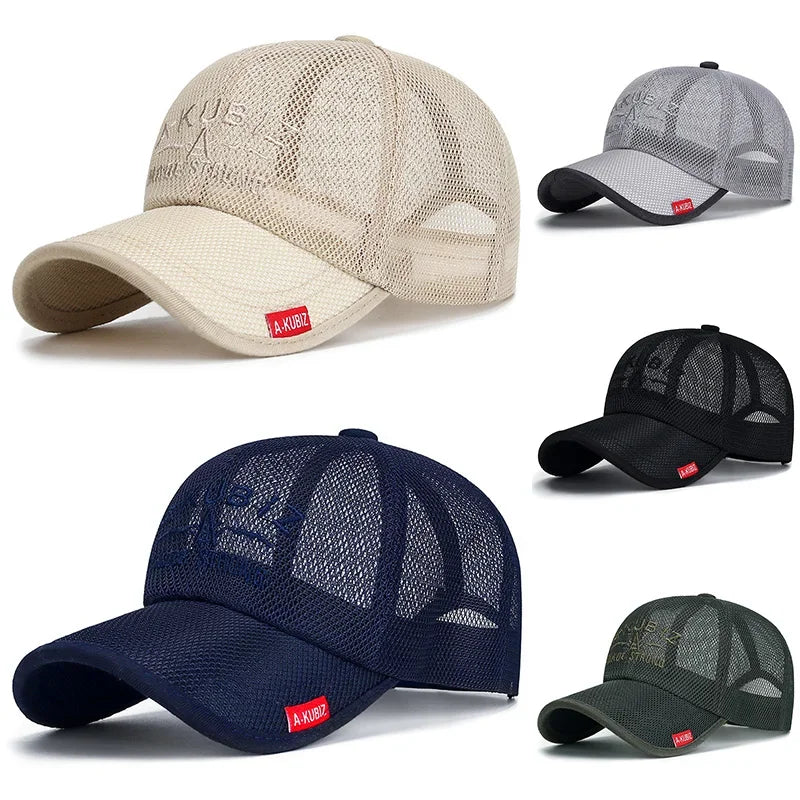 Dry Running Baseball Summer Mesh 8 Colors Gorras Cap Cap Visor Mens Hat Sport Cool Fashion 2023 Hot Quick Outdoor Popular New Qme
