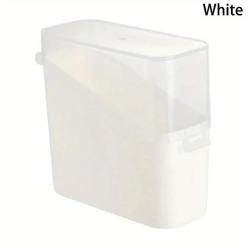 Creative Cheese Slice Storage Box Refrigerator Butter Preservation Qme White