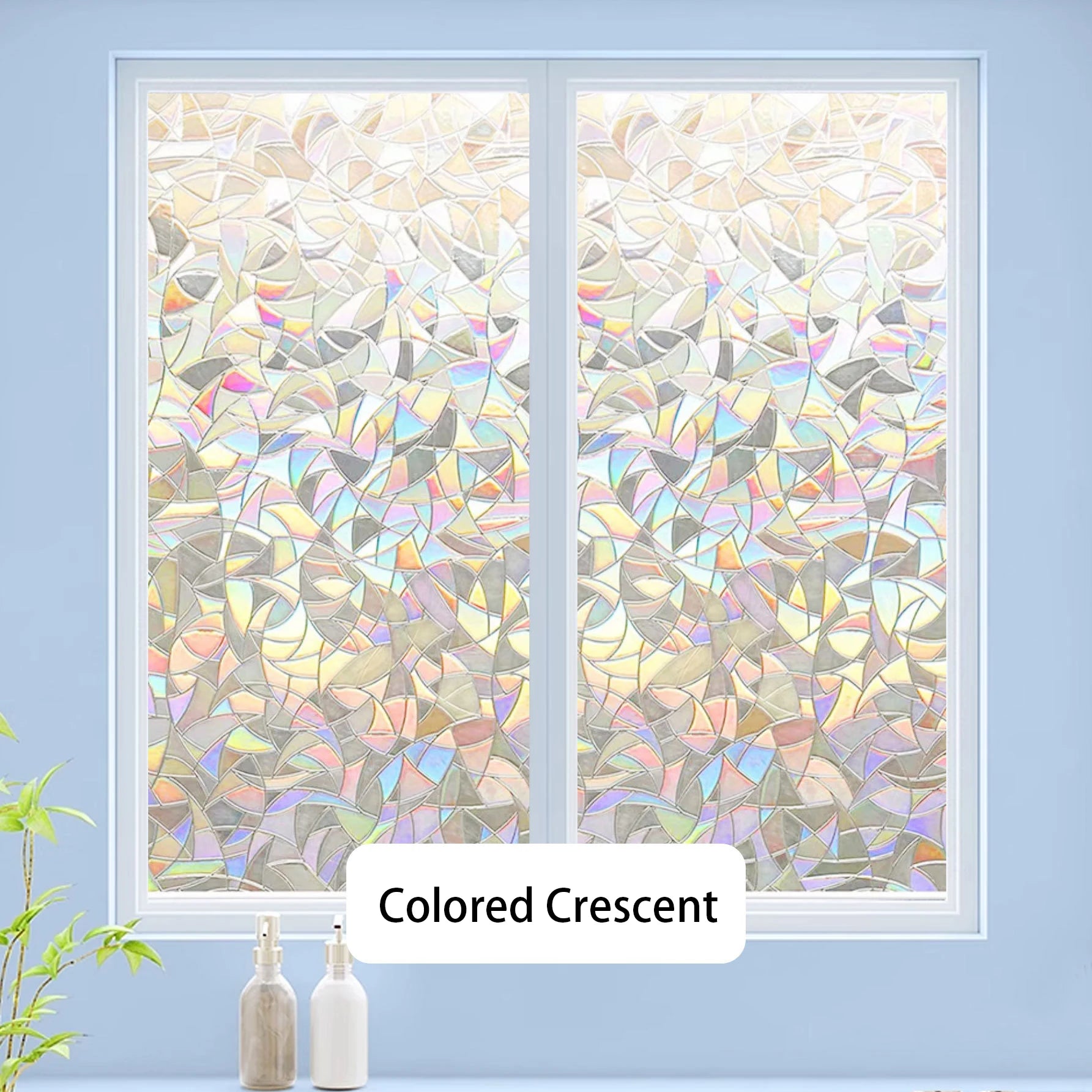 Colorful Frosted Window Stickers Translucent Opaque Static Qme leisheyueya 30cmX3m