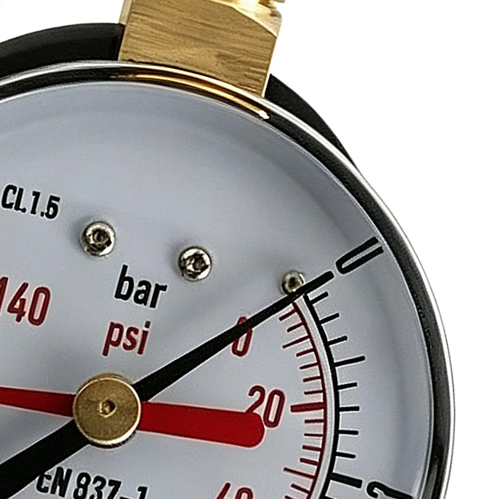 Water Pressure Tester Precision Waterproof 60-140 PSI Easy Read Qme