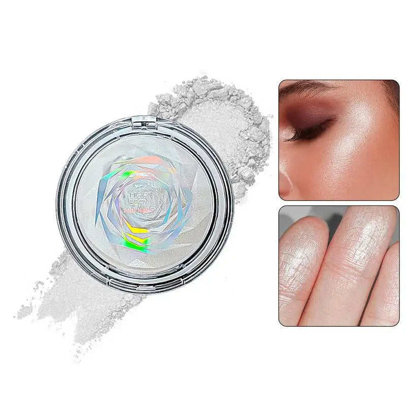 Rose Diamond Gloss Powder Highlighter Stick Glitter Illuminator Qme